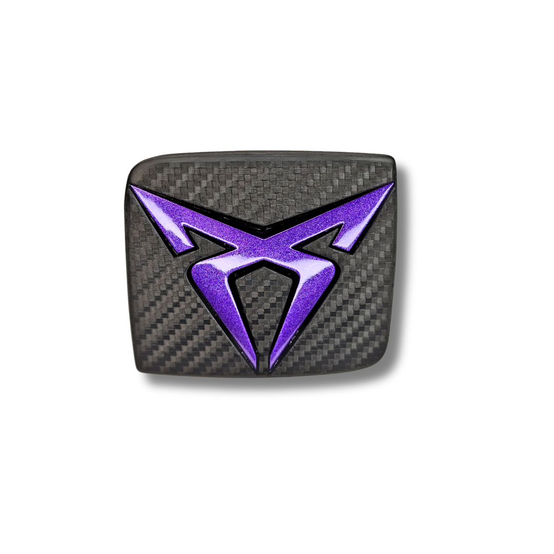Mecanismo de apertura del portón trasero PP3D acabado con emblema Cupra (pieza original Seat/Cupra)