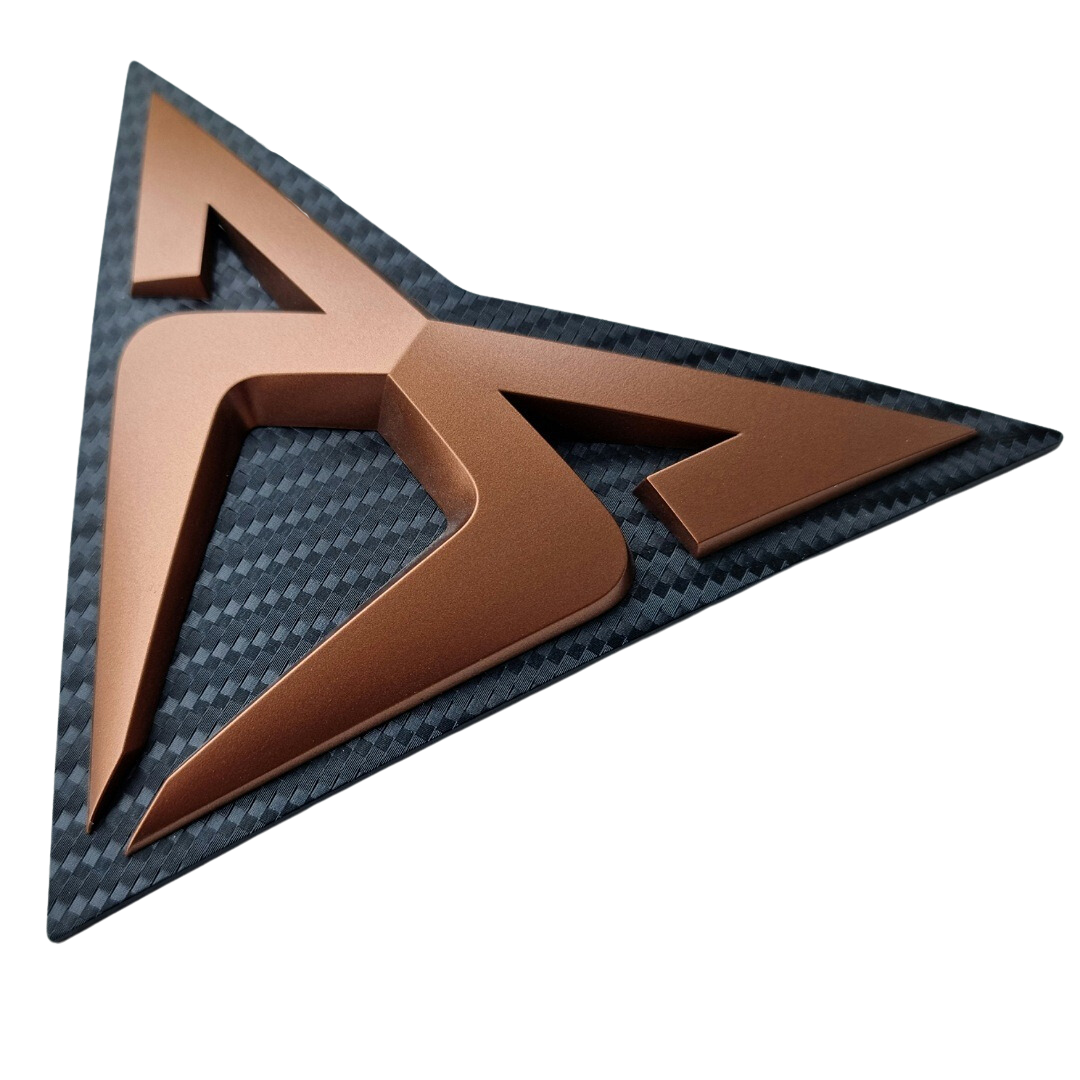 Emblema Cupra, original, refinado, para el 5F con adaptador