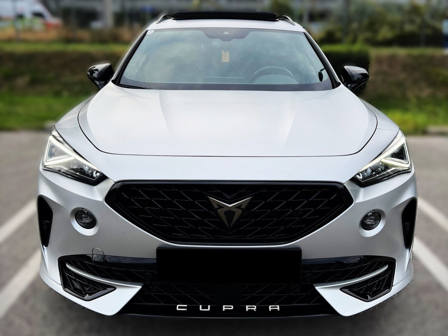 Cupra lettering for the Cupra Formentor in copper