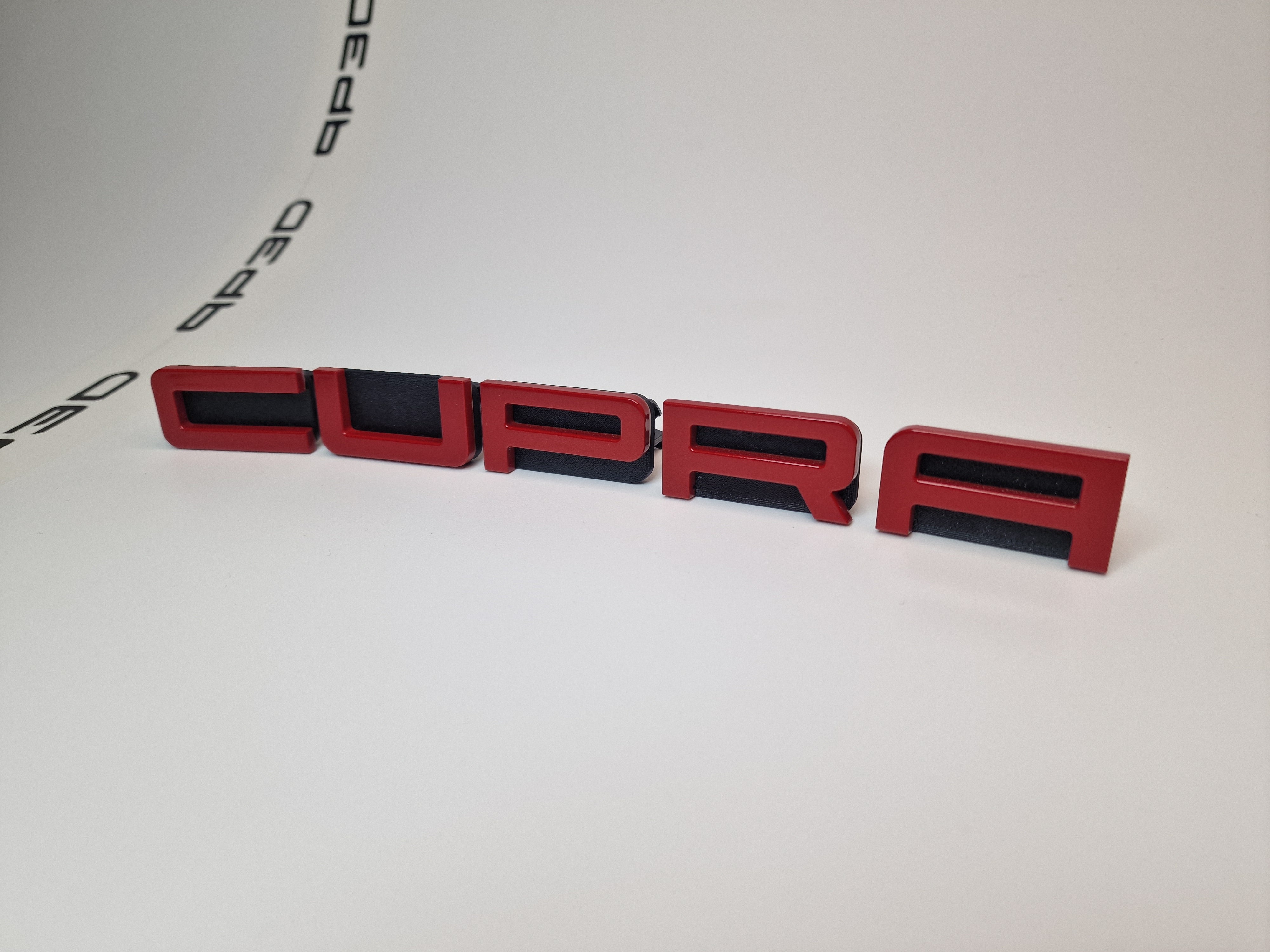 Cupra lettering SEAT LEON CUPRA 5F in desired paint finish