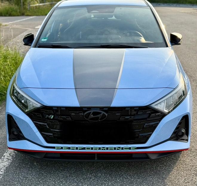 Performance lettering Hyundai i20N