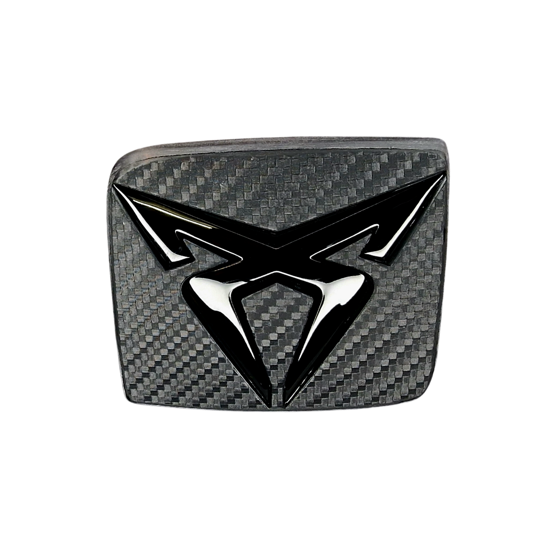 Mecanismo de apertura del portón trasero PP3D acabado con emblema Cupra (pieza original Seat/Cupra)