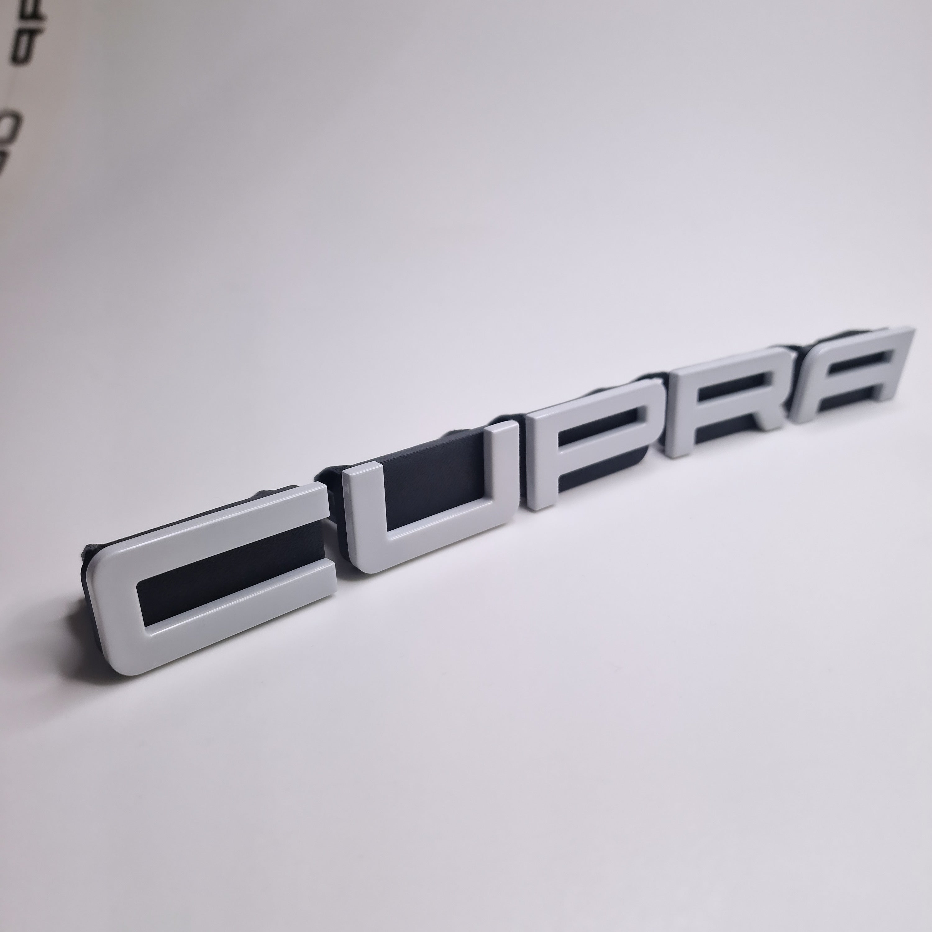 Cupra lettering SEAT LEON CUPRA 5F in desired paint finish