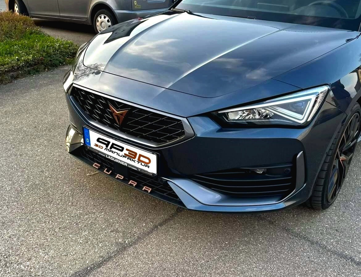 Cupra lettering for the Cupra Formentor in copper