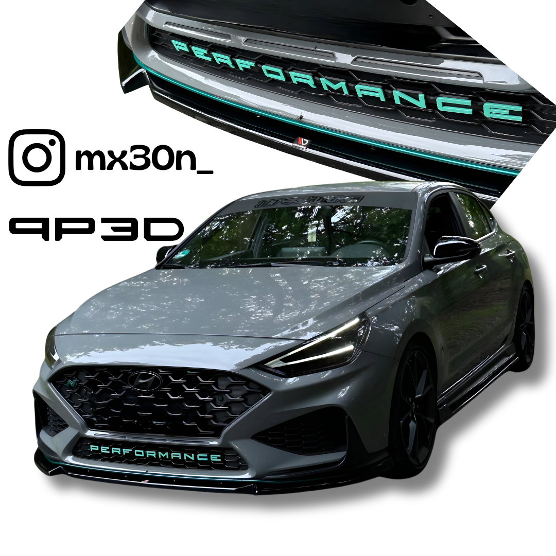 Performance Schriftzug in Mint