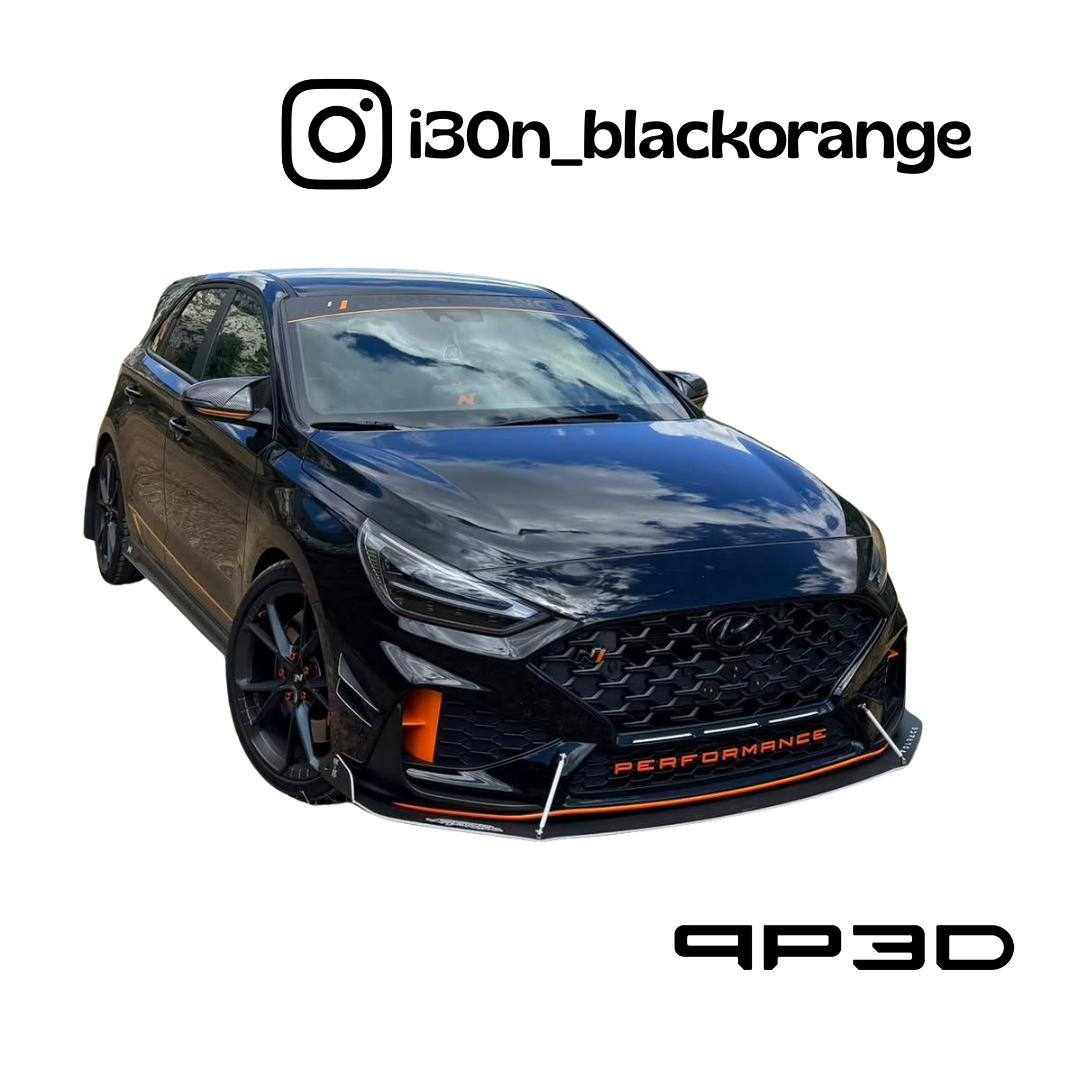 Performance Schriftzug in Project one Orange