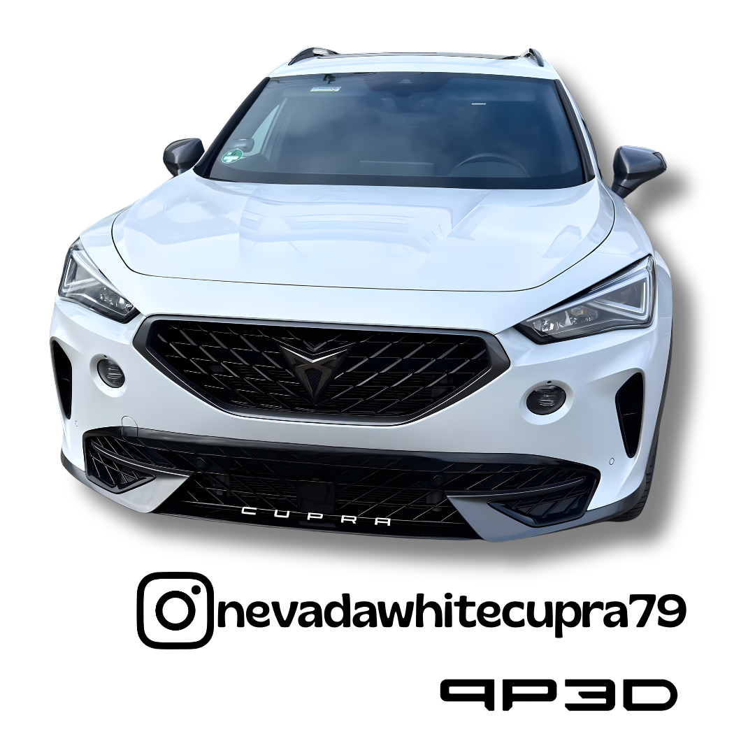 Original Cupra Schriftzug BAT Edition Schwarz Chrom