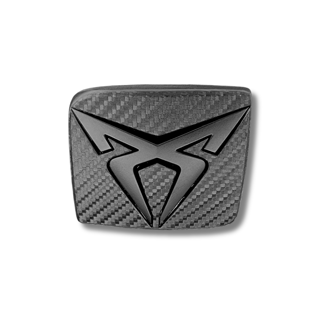 Mecanismo de apertura del portón trasero PP3D acabado con emblema Cupra (pieza original Seat/Cupra)
