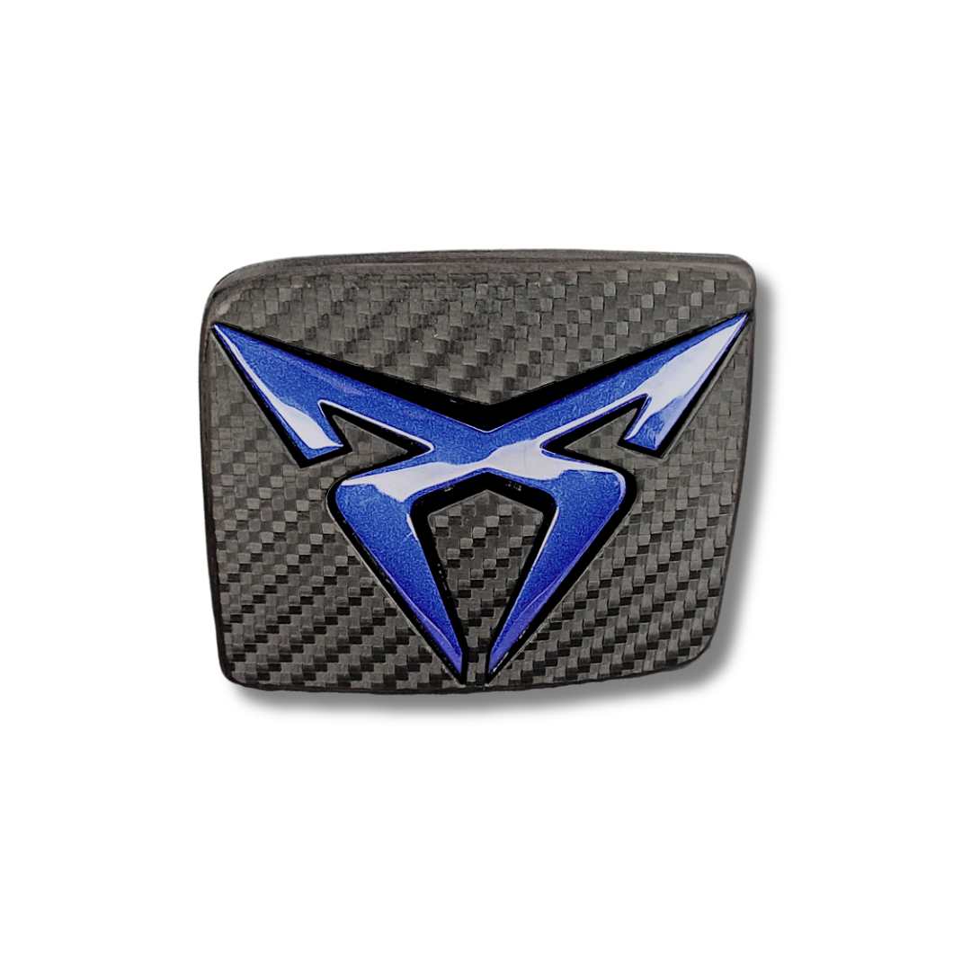 Mecanismo de apertura del portón trasero PP3D acabado con emblema Cupra (pieza original Seat/Cupra)