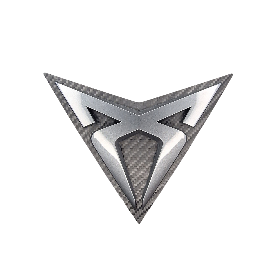 Emblema Cupra original refinado para el 5F con adaptador