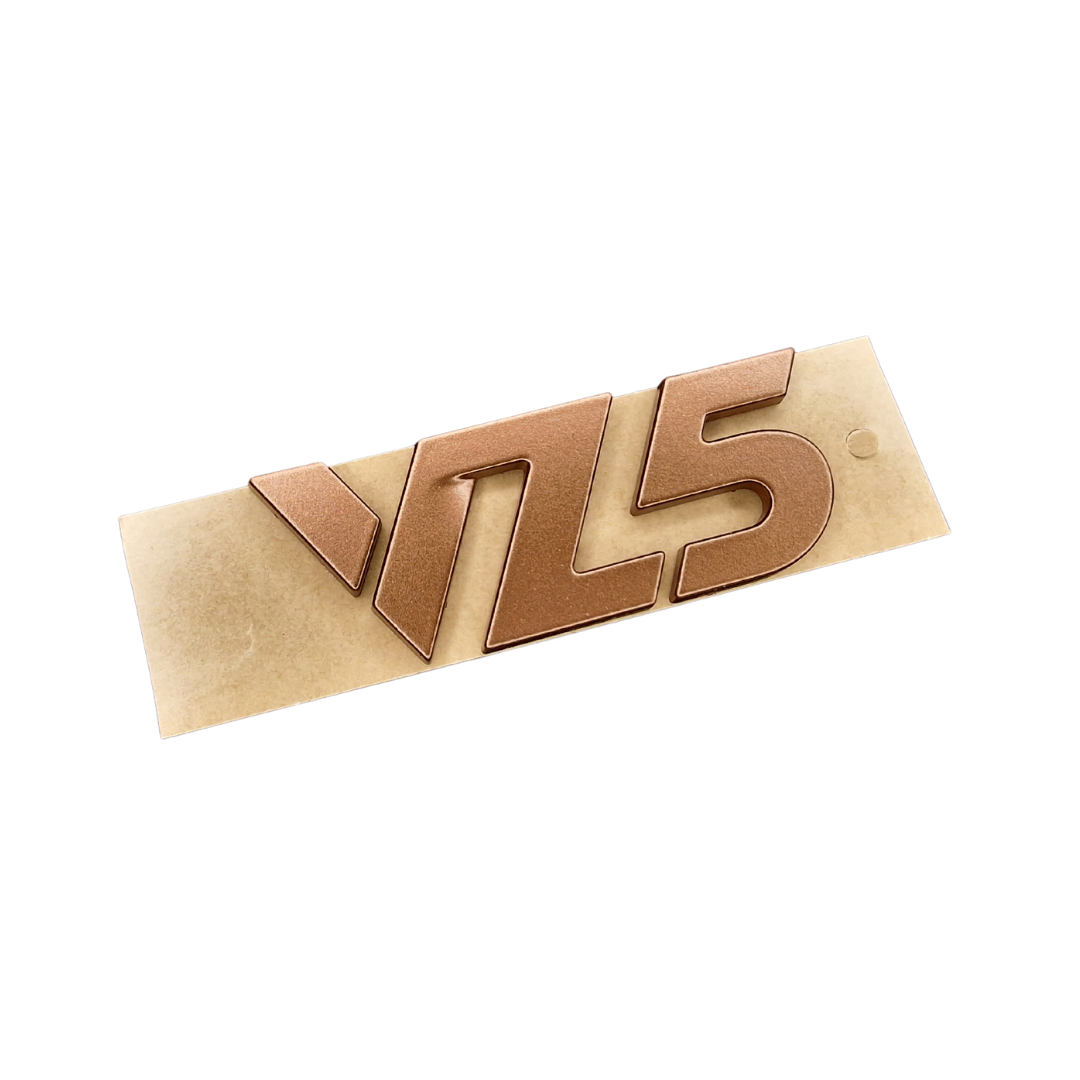 Emblema VZ5 en el acabado deseado