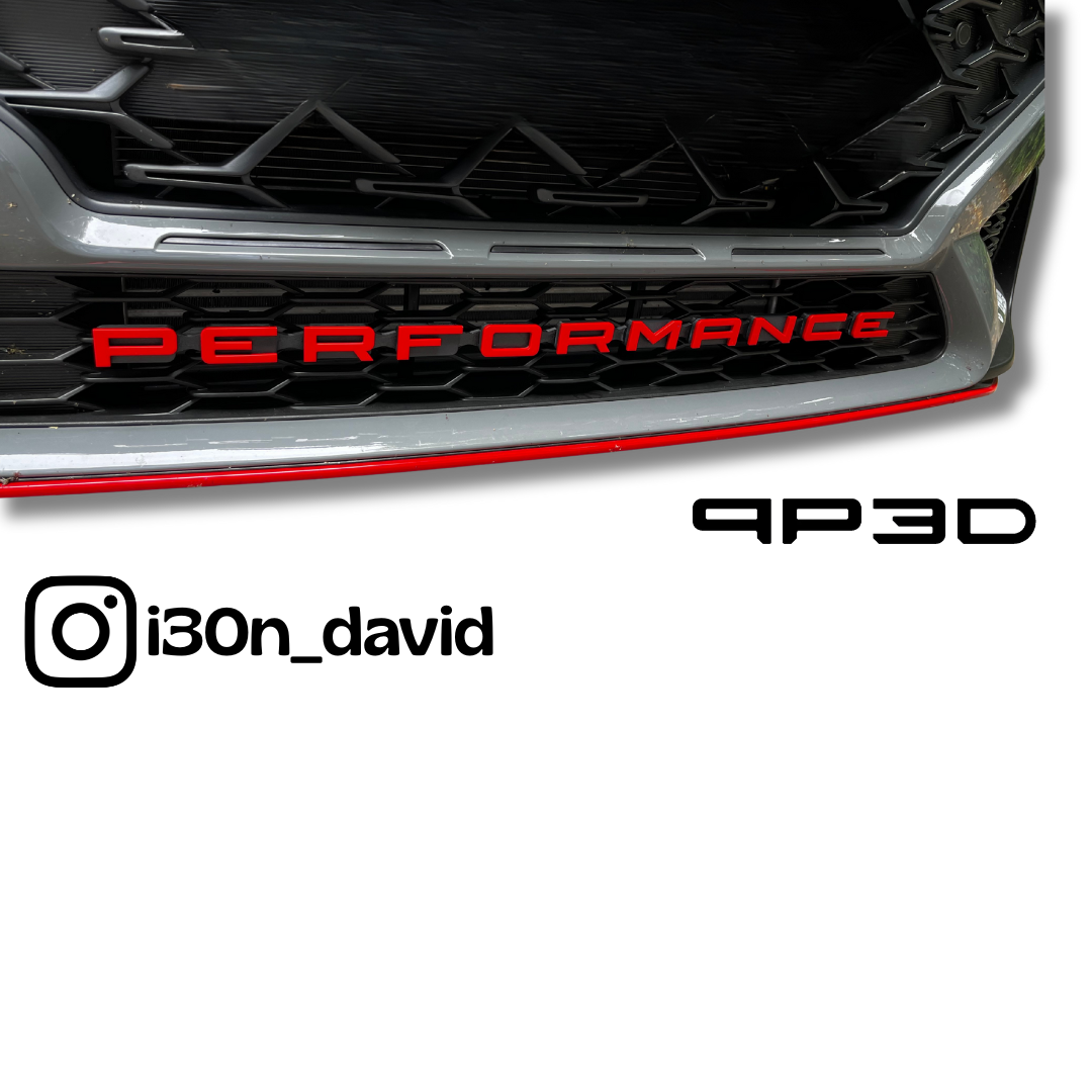 Letras de rendimiento Hyundai i30N