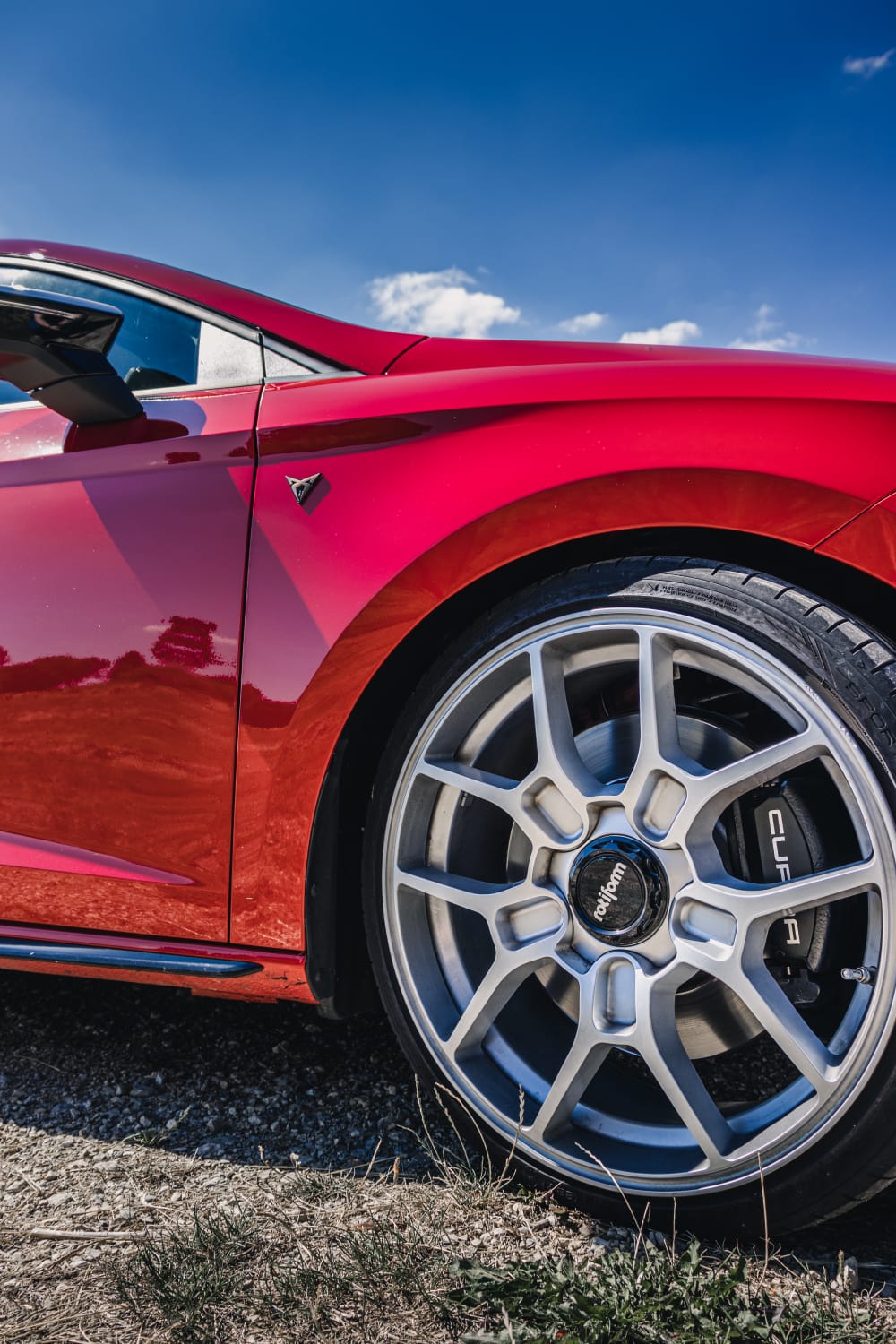 Cupra Emblem Set für die Kotflügel