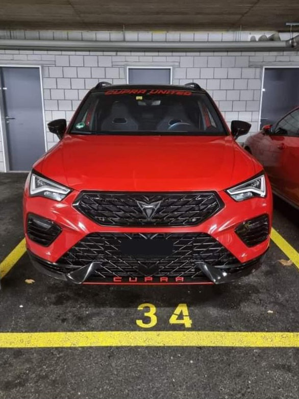 Cupra lettering for the Cupra Ateca in copper