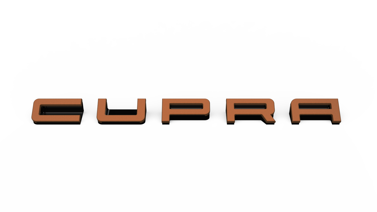 Logo Cupra pour la Cupra Leon (KL MK4) en cuivre